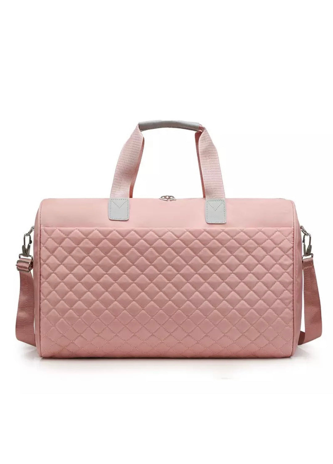 Pink Quilted Travel Bag