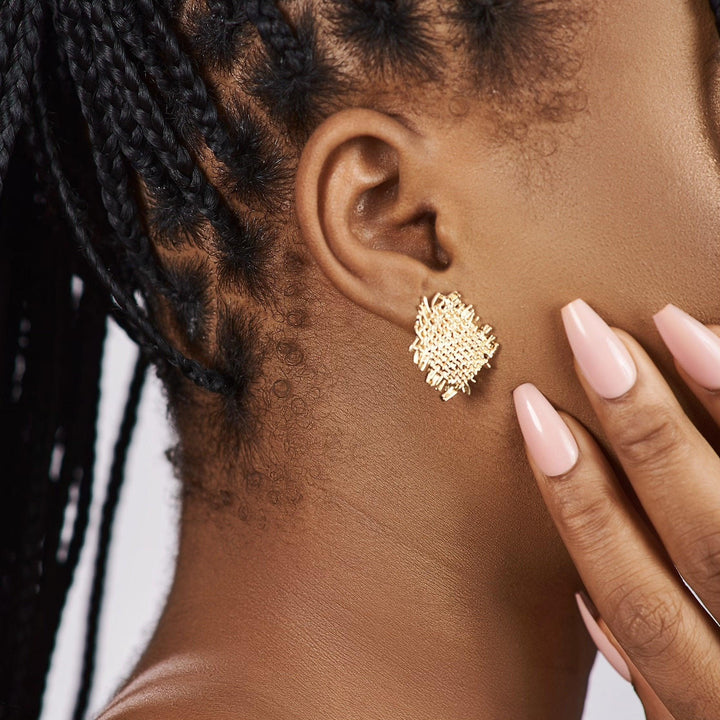 Gold Maia Earring in Lagos, Nigeria - All Things Chic