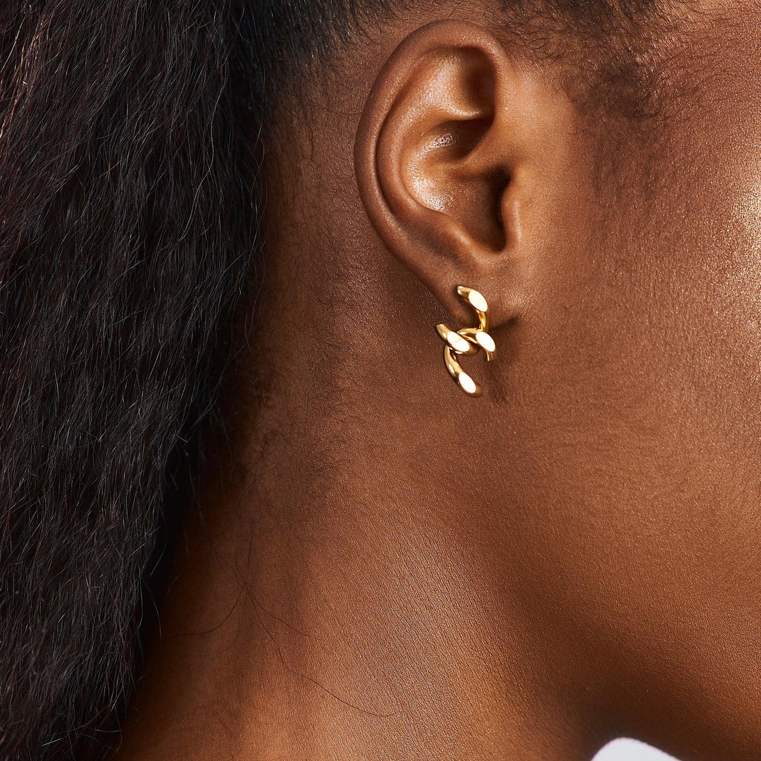 Mini chain look earring in Lagos, Nigeria - All Things Chic