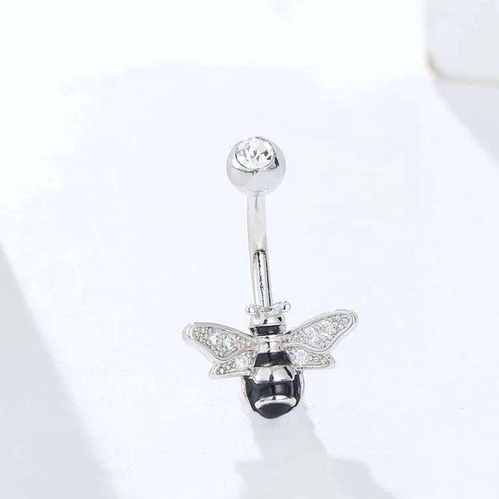 Silver Bee Belly Ring in Lagos, Nigeria - All Things Chic