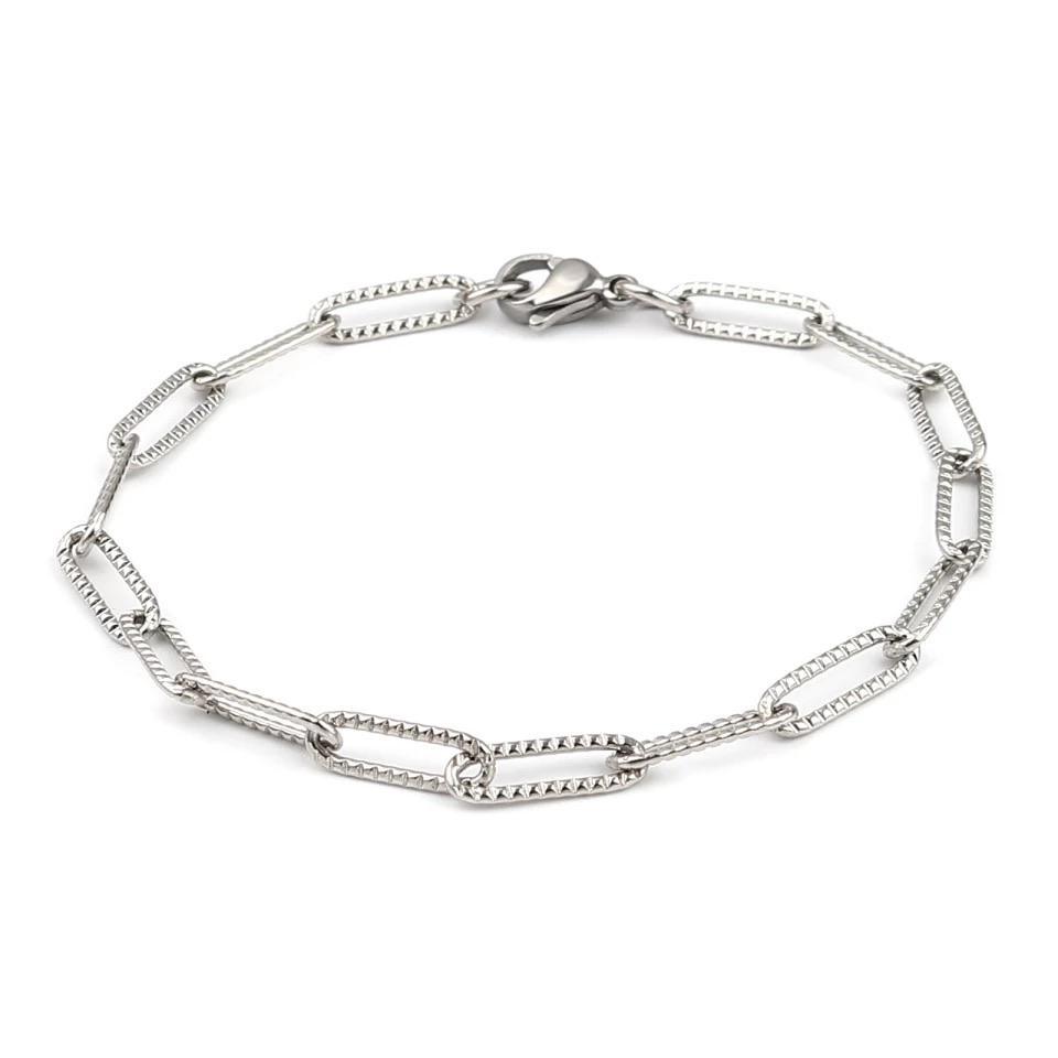 Textured Link Chain Bracelet in Lagos, Nigeria - All Things Chic