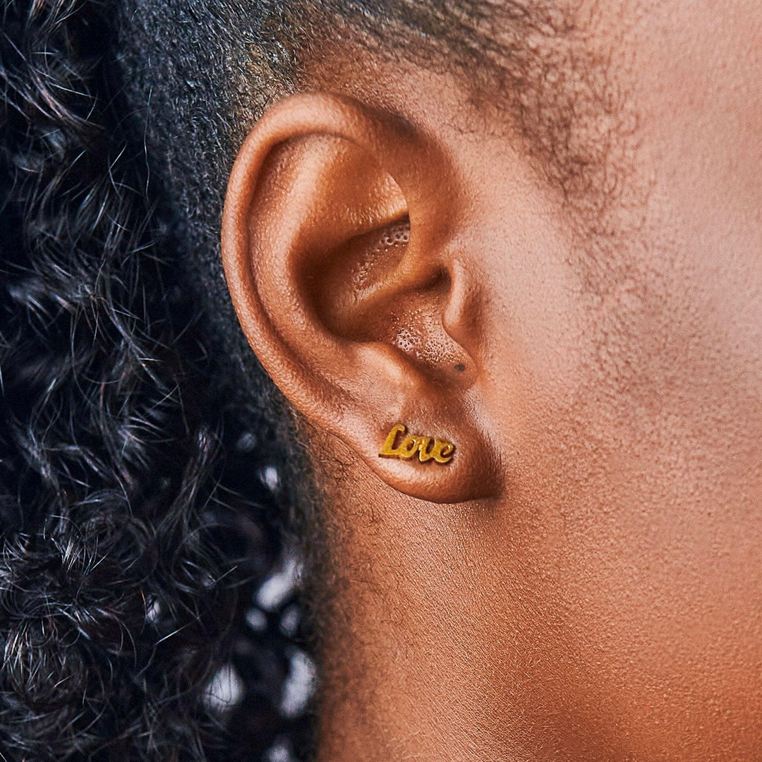 Love Stud Earring in Lagos, Nigeria - All Things Chic