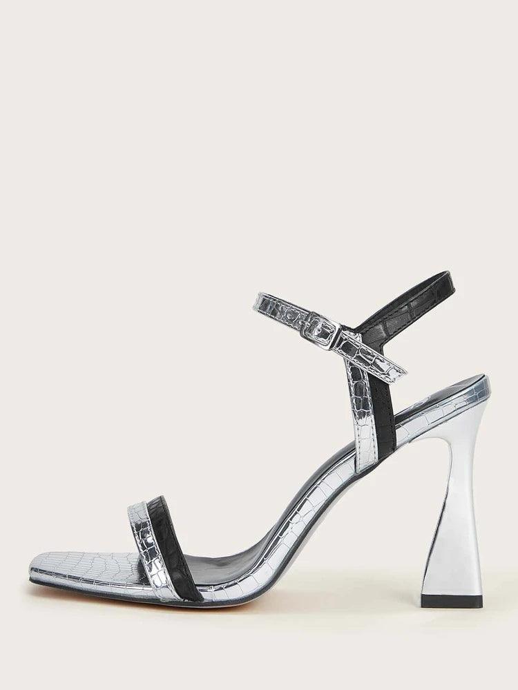 Croc Metallic Heels in Lagos, Nigeria - All Things Chic