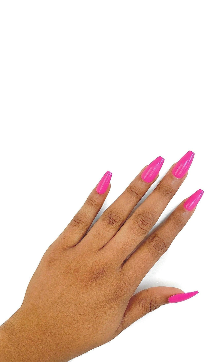 Pink Glossy Nails in Lagos, Nigeria - All Things Chic