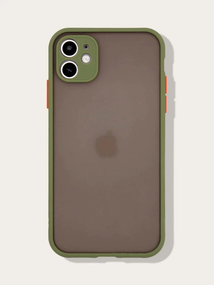 Khaki green iPhone case in Lagos, Nigeria - All Things Chic