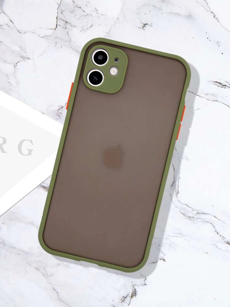 Khaki green iPhone case in Lagos, Nigeria - All Things Chic