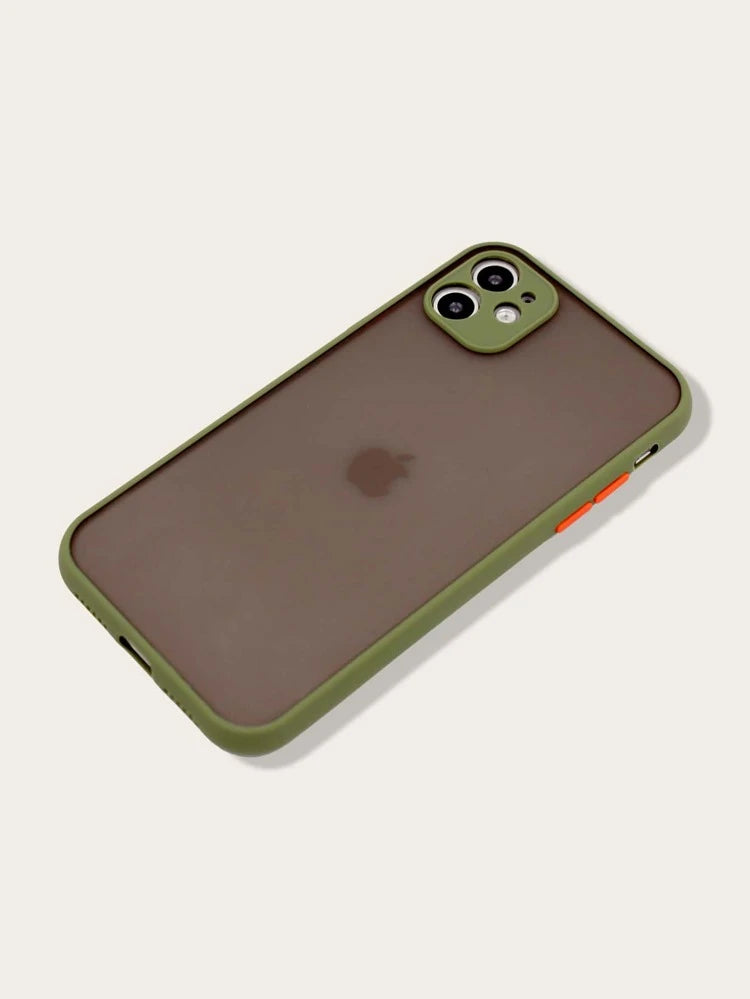 Khaki green iPhone case in Lagos, Nigeria - All Things Chic